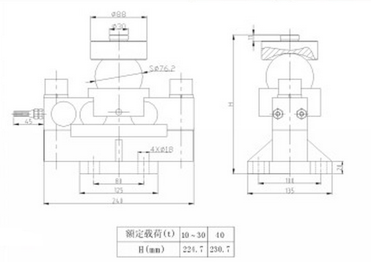 美國Suncells QS-D-40T產品尺寸圖